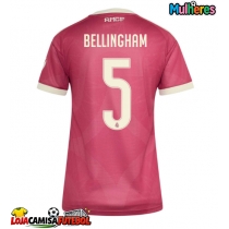 Camisa de Futebol Real Madrid Jude Bellingham #5 Equipamento Alternativo Mulheres 2026-27 Manga Curta